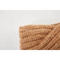 Lenço feminino tricotado com cordão infinito quente